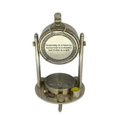 Personalised Vintage Desk Clock With Compass DCC0019